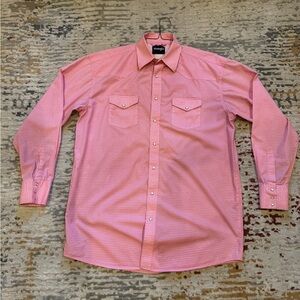 Wrangler Men’s Pearl Snap Shirt XXL. E1